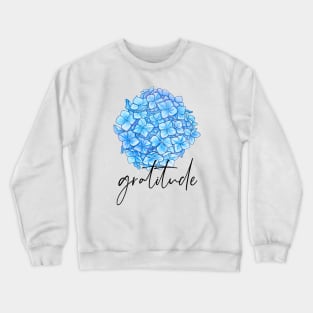 Blue Hydrangea Crewneck Sweatshirt